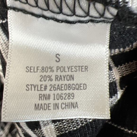 Harper Heritage Mini Dress Size S Black White Modest Western Coastal Spring - Picture 9 of 10